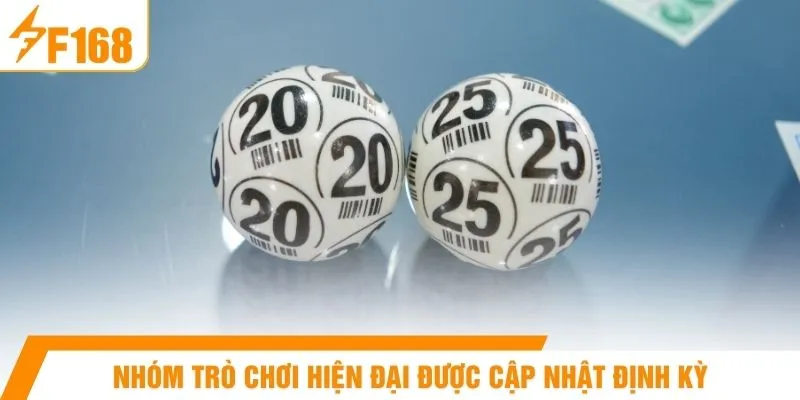 Nhóm trò chơi hiện đại được cập nhật định kỳ 